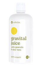 GraVital Juice - produs naturist cu suc de Graviola, Aloe Vera, Mangostana si Nopal
