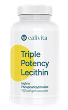 Triple Potency Lecithin CaliVita - concentrat de lecitina de soia de intensitate tripla